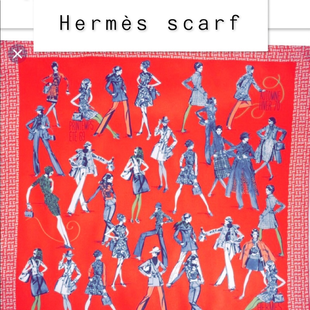 Authentic vintage Hermès scarf